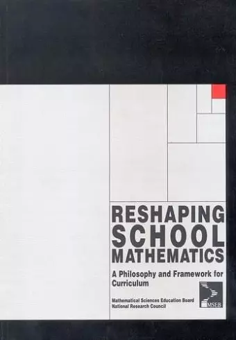 Reshaping School Mathematics cover