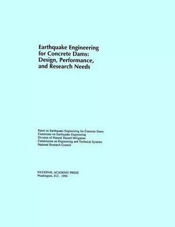 Earthquake Engineering for Concrete Dams cover