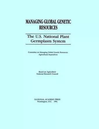 The U.S. National Plant Germplasm System cover