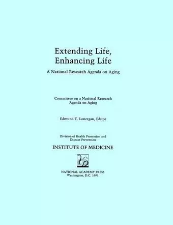 Extending Life, Enhancing Life cover