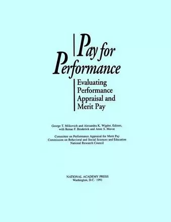 Pay for Performance cover