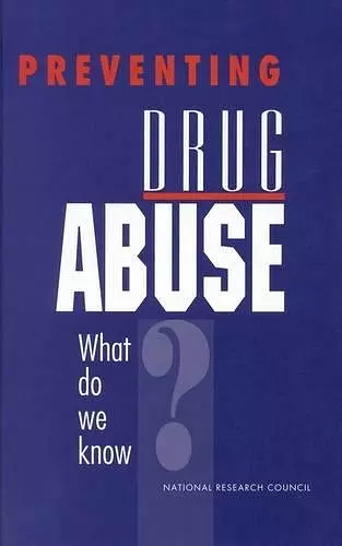 Preventing Drug Abuse cover