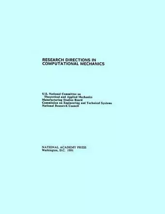 Research Directions in Computational Mechanics cover
