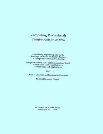 Computing Professionals cover