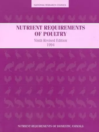 Nutrient Requirements of Poultry cover