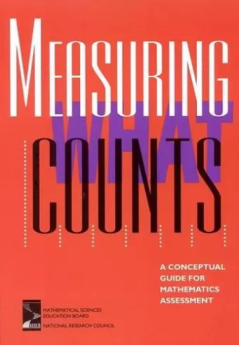 Measuring What Counts cover