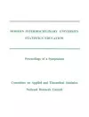 Modern Interdisciplinary University Statistics Education cover