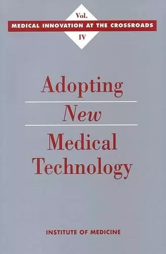 Adopting New Medical Technology cover