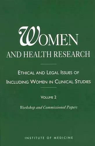 Women and Health Research cover