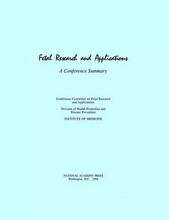 Fetal Research and Applications cover