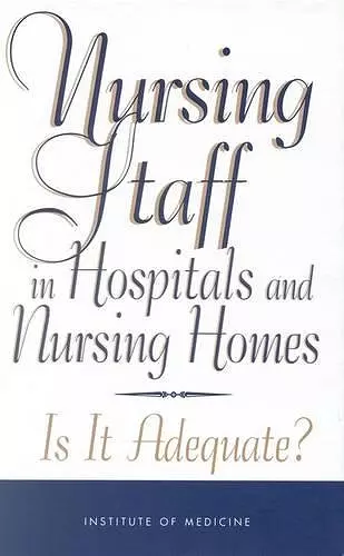 Nursing Staff in Hospitals and Nursing Homes cover