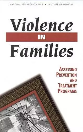 Violence in Families cover