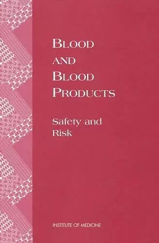 Blood and Blood Products cover
