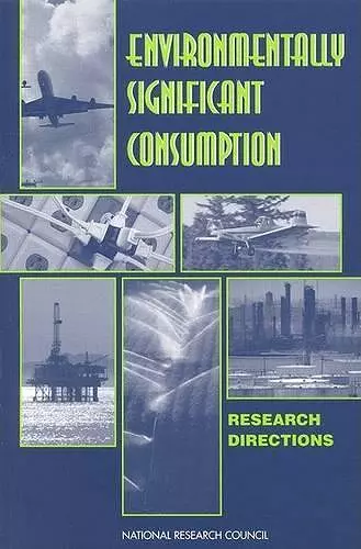Environmentally Significant Consumption cover