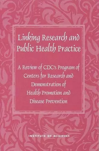 Linking Research and Public Health Practice cover