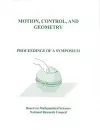 Motion, Control, and Geometry cover