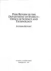 Peer Review in the Department of Energy-Office of Science and Technology cover