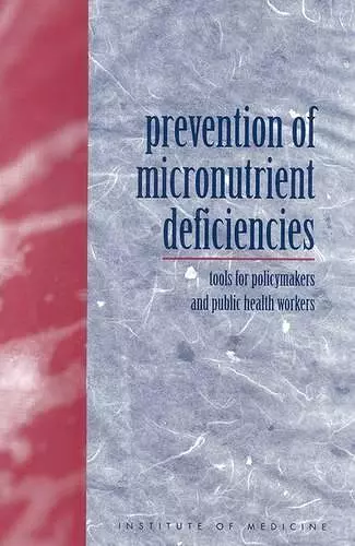 Prevention of Micronutrient Deficiencies cover