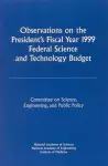 Observations on the President's Fiscal Year 1999 Federal Science and Technology Budget cover