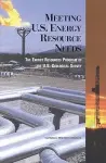 Meeting U.S. Energy Resource Needs cover