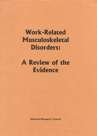 Work-Related Musculoskeletal Disorders cover