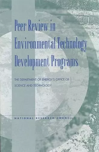 Peer Review in Environmental Technology Development Programs cover