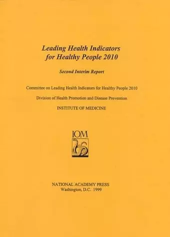 Leading Health Indicators for Healthy People 2010 cover