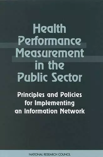 Health Performance Measurement in the Public Sector cover