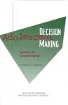 Adolescent Decision Making cover