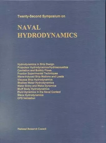 Twenty-Second Symposium on Naval Hydrodynamics cover