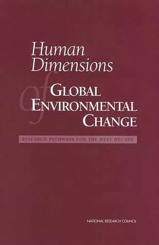 Human Dimensions of Global Environmental Change cover