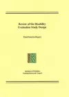 Review of the Disability Evaluation Study Design cover