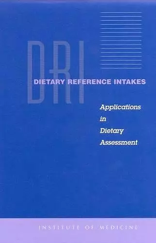 Dietary Reference Intakes cover