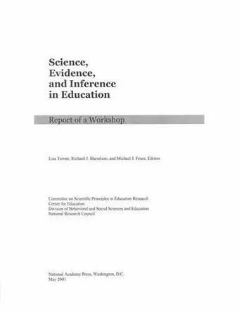 Science, Evidence, and Inference in Education cover