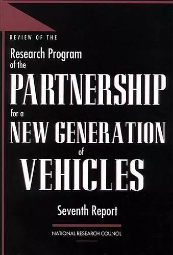 Review of the Research Program of the Partnership for a New Generation of Vehicles cover