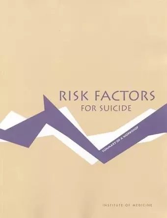 Risk Factors for Suicide cover