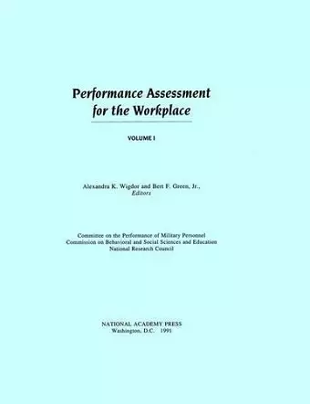 Performance Assessment for the Workplace cover