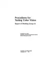 Procedures for Testing Color Vision cover