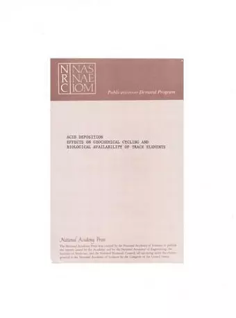 Acid Deposition cover