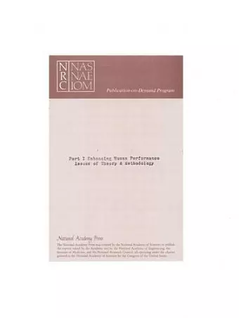 Enhancing Human Performance cover