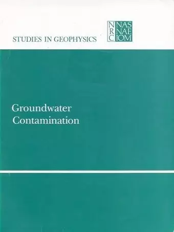 Groundwater Contamination cover
