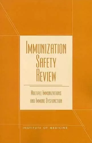 Immunization Safety Review cover