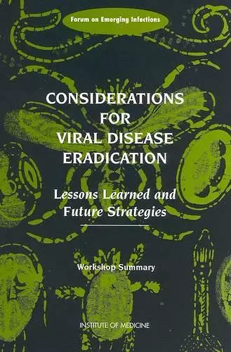 Considerations for Viral Disease Eradication cover