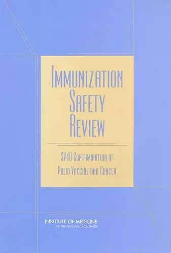 Immunization Safety Review cover