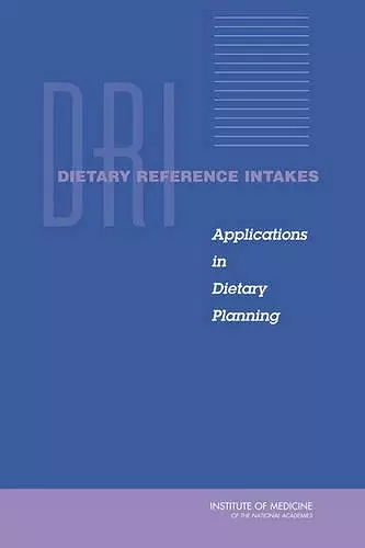 Dietary Reference Intakes cover