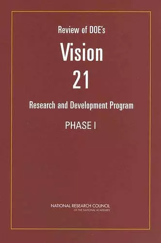 Review of DOE's Vision 21 Research and Development Program cover