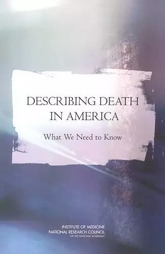 Describing Death in America cover
