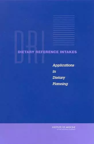 Dietary Reference Intakes cover