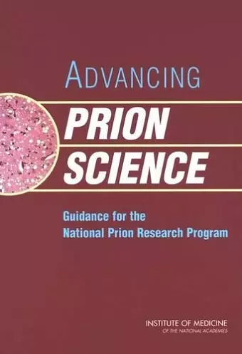 Advancing Prion Science cover