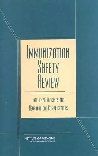 Immunization Safety Review cover